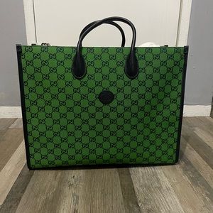 GG Canvas Large Multicolor Tote